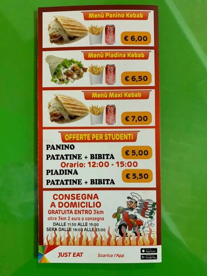 Menu di Buran Pizza-kebab 