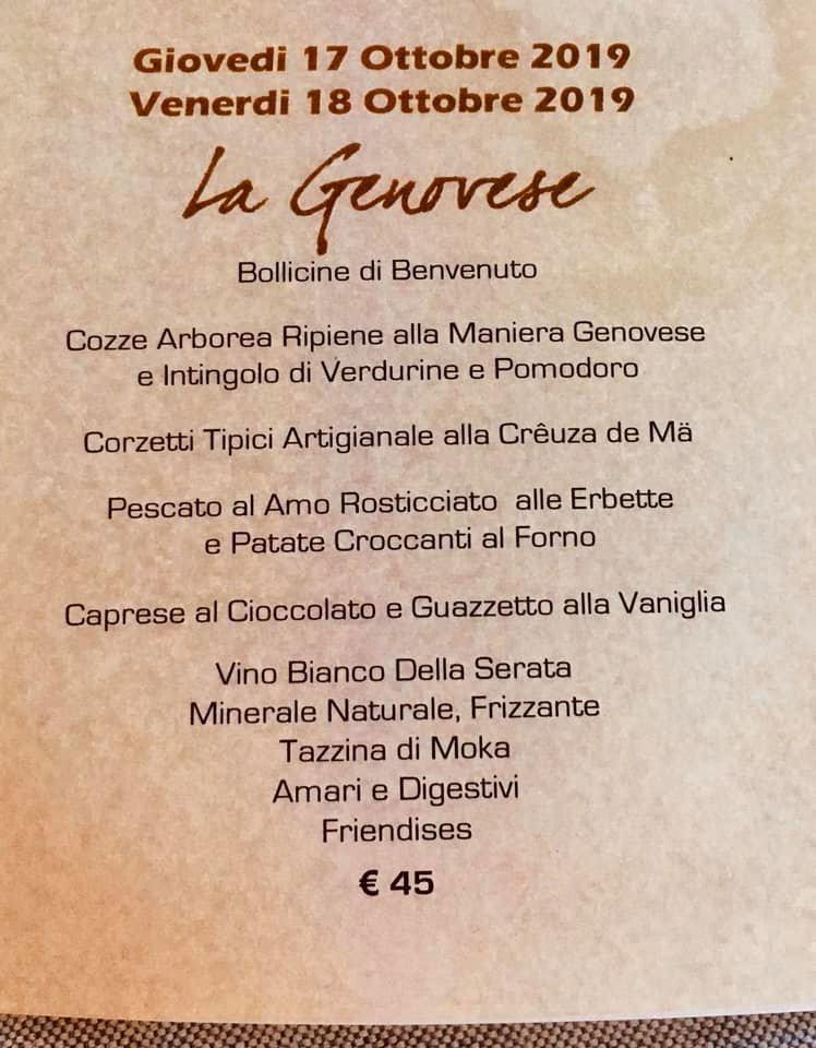Menu di Egua e sa^ 