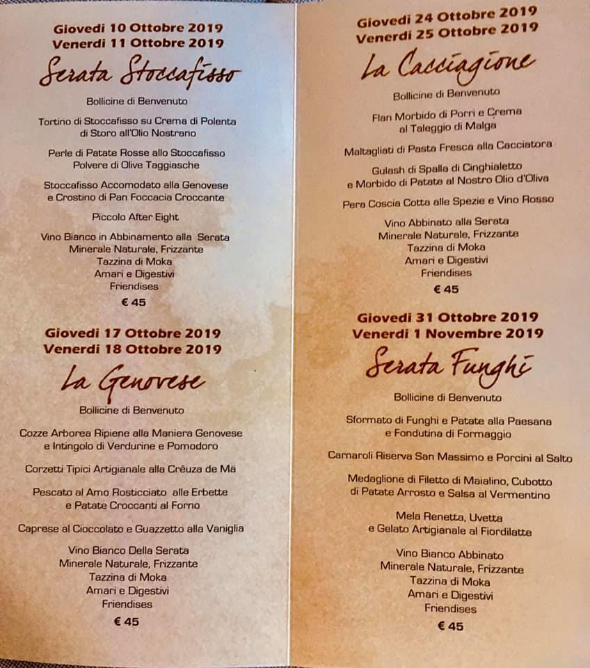 Menu di Egua e sa^ 