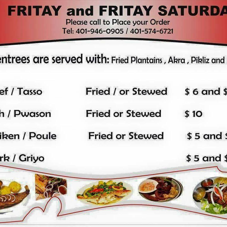 Distinction Restaurant menu
