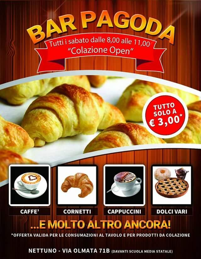 Menu di Bar "La Pagoda" 