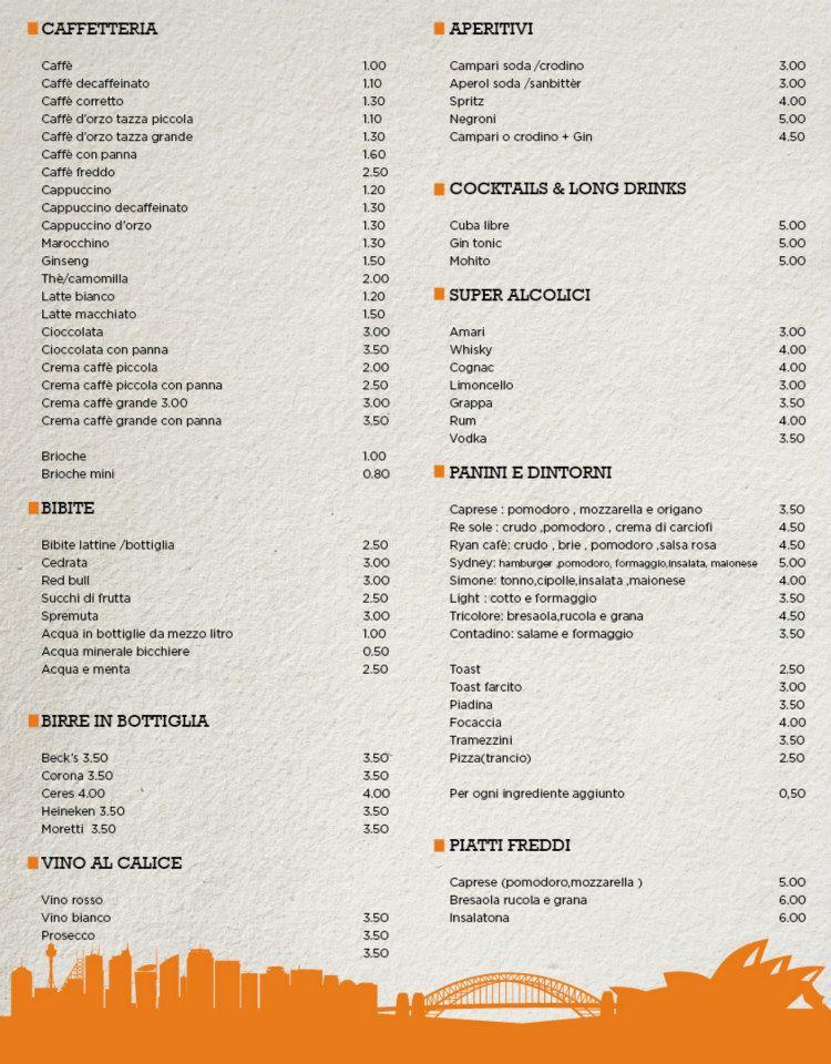 Menu di Ryan Cafè 