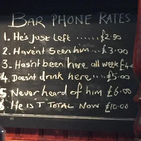 The Frog menu