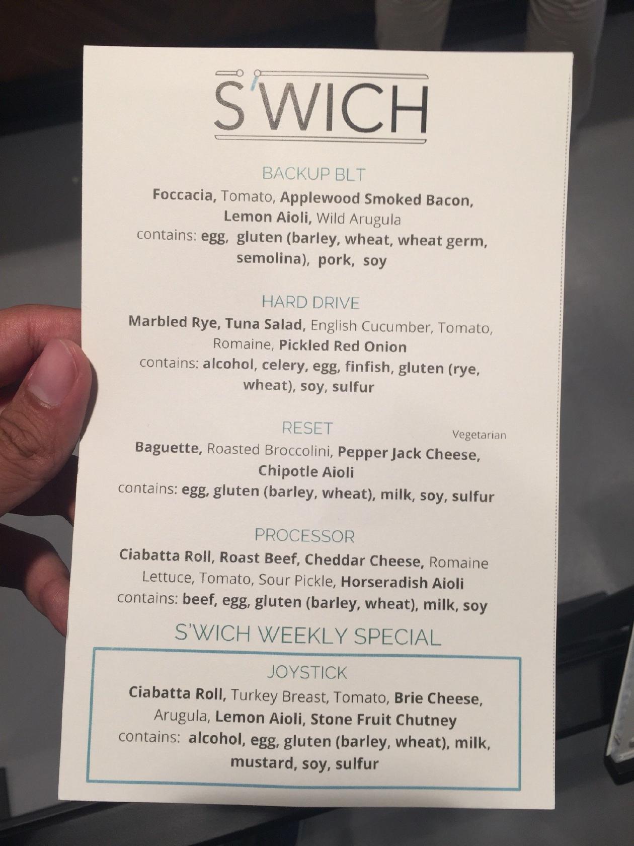Carta de Googleplex - S'WICH