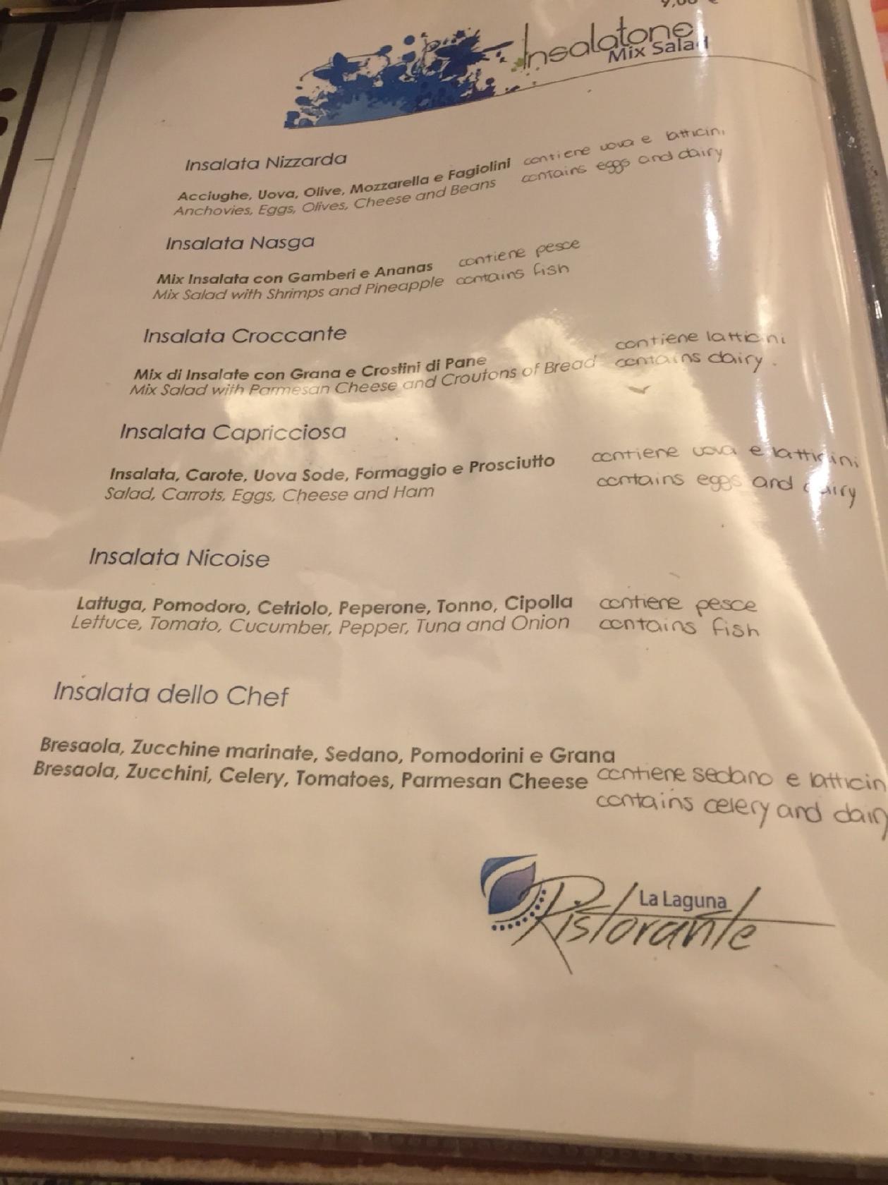 Menu di Antony Hotel 