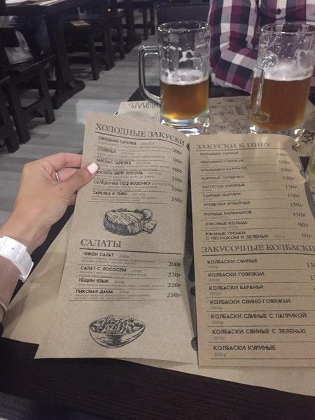 Пушкарь menu