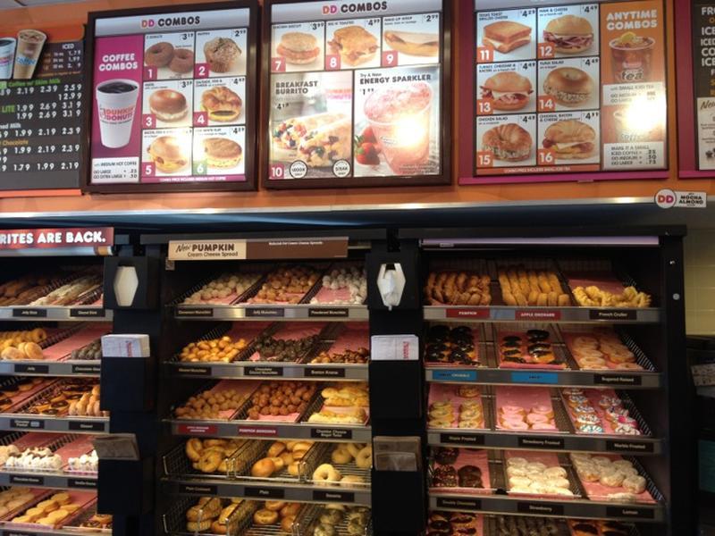 Dunkin' menu