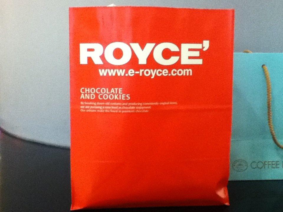ROYCE' Chocolate メニュー