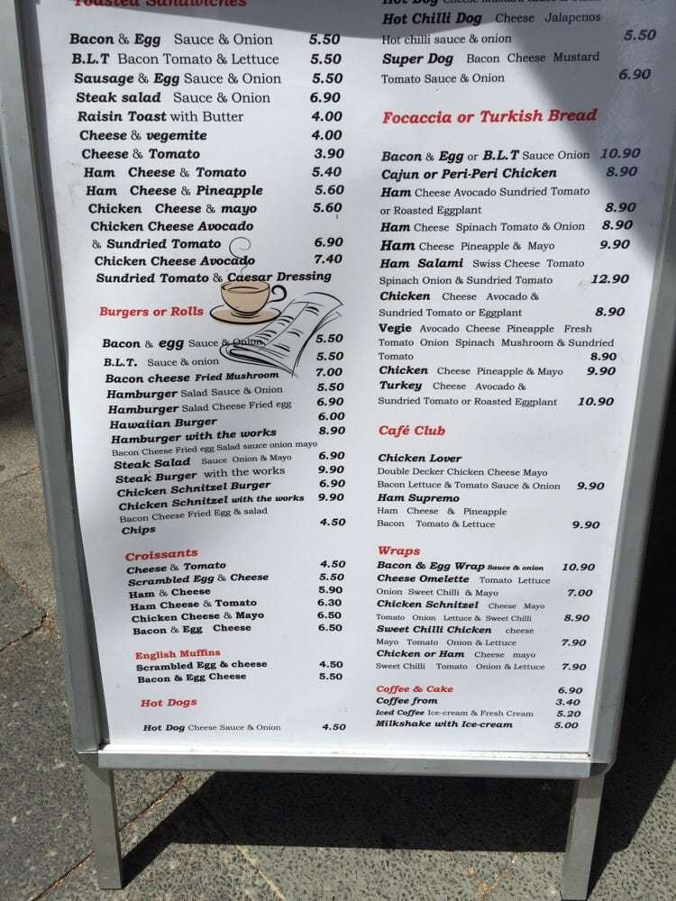 Carta de Bakers Terrace