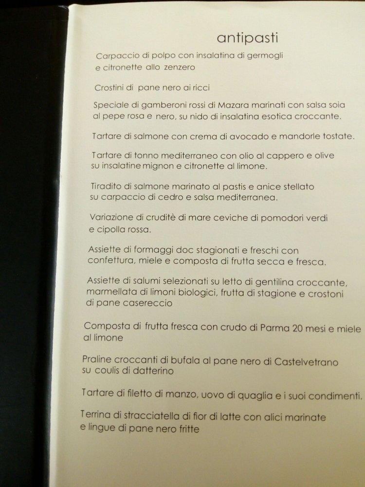 Menu di Rosanero 