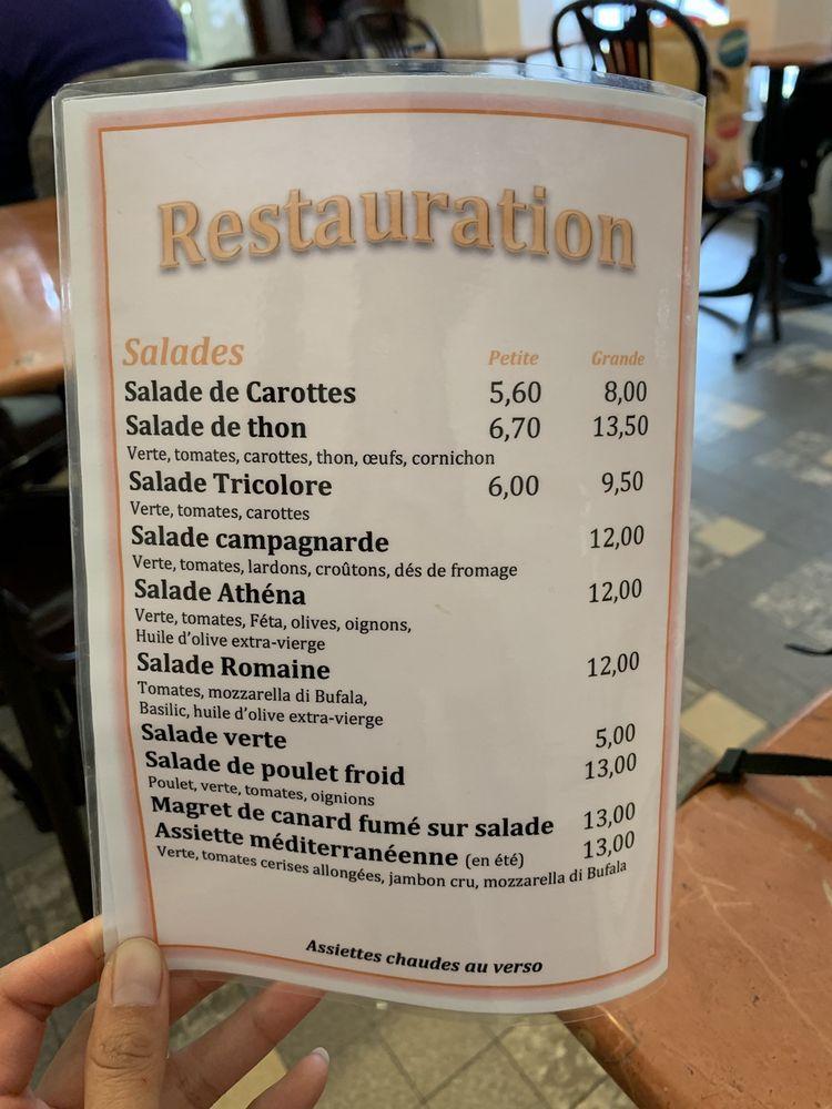 Menu di Confiserie Carac D Gremion 
