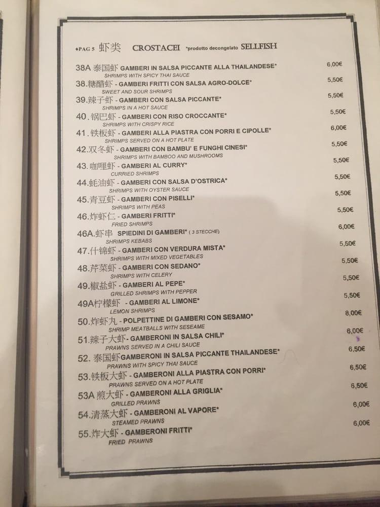 Menu di La Città Capitale 