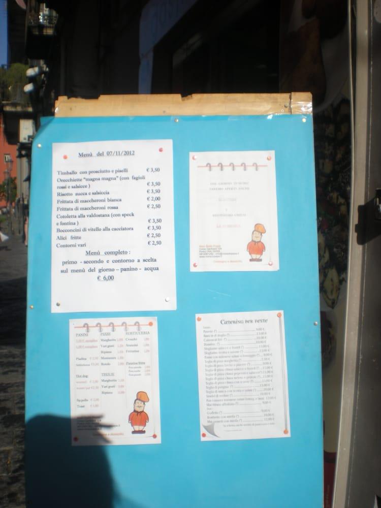 Menu di Non Solo Pepe 