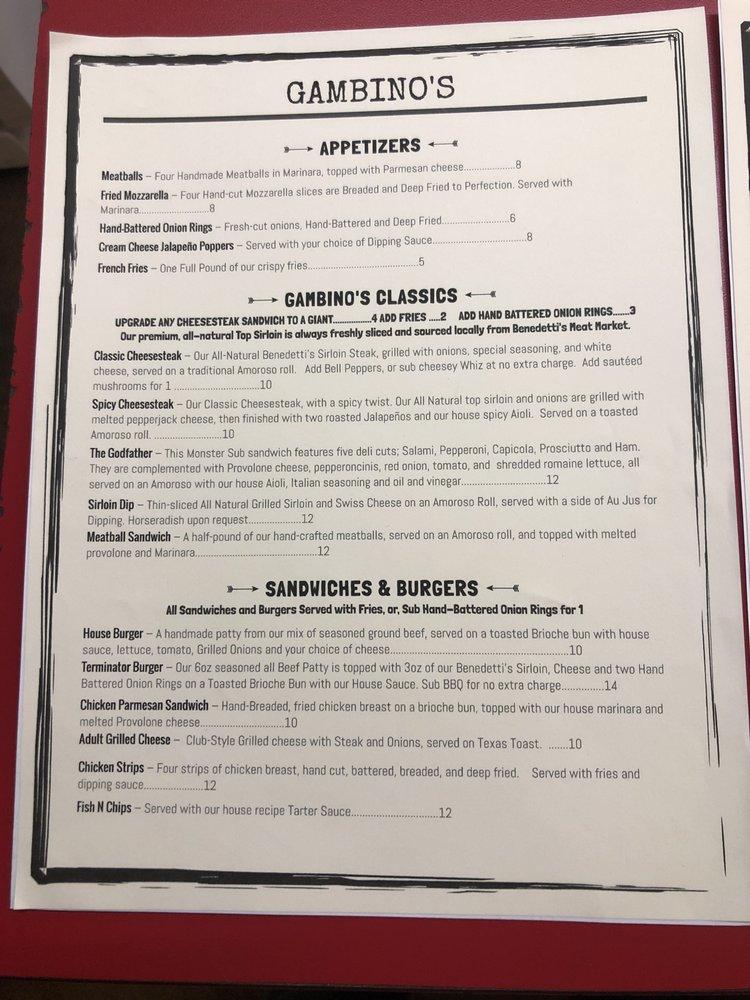 Carta de Gambino’s