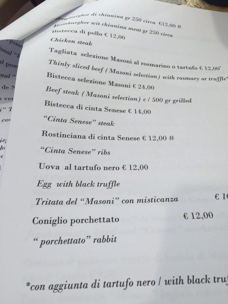 Menu di Il Gallo Viadante 