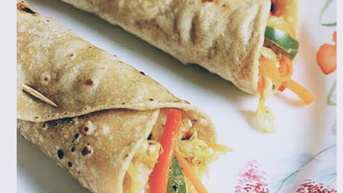 Stephen's takeaway and egg roll (Rolex)