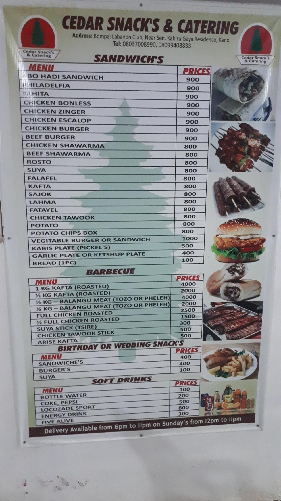 Cedar Snacks And Catering