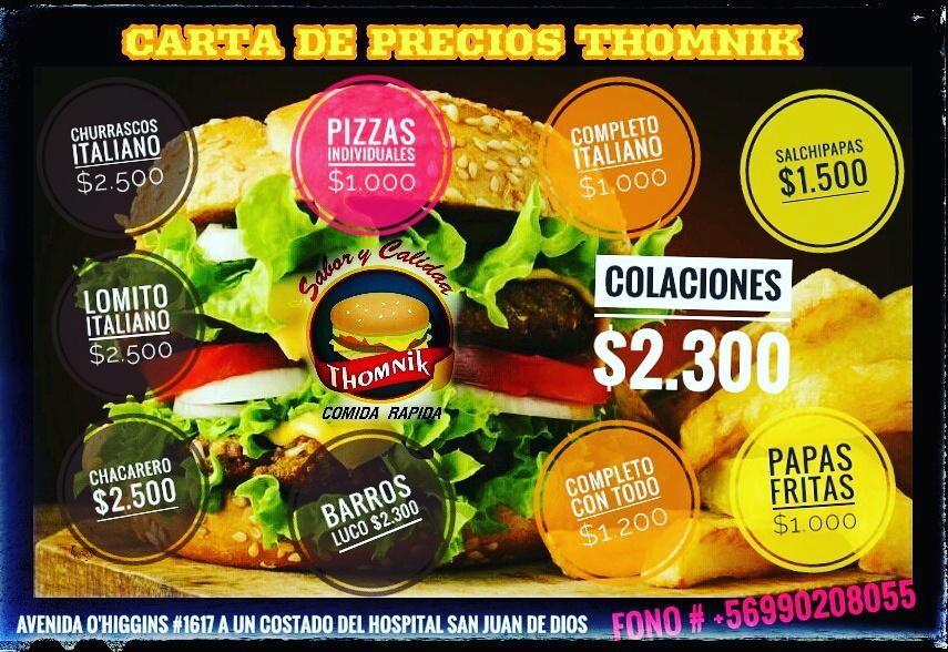 COMIDA AL PASO THOMNIK