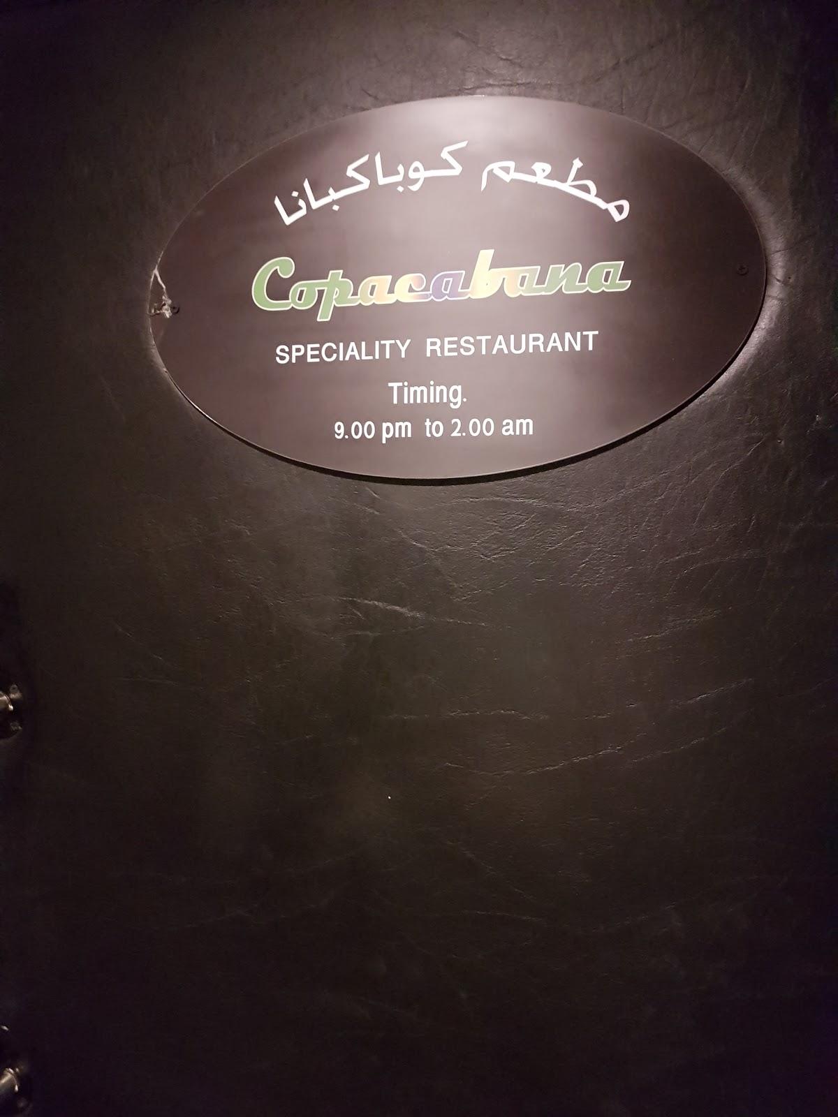Copacabana Speciality Restaurant