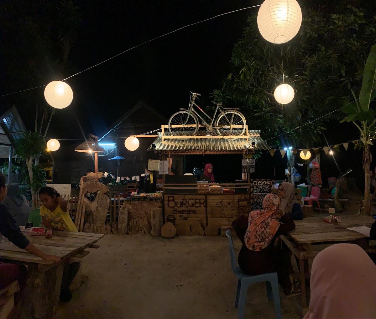 Burger basikal tua