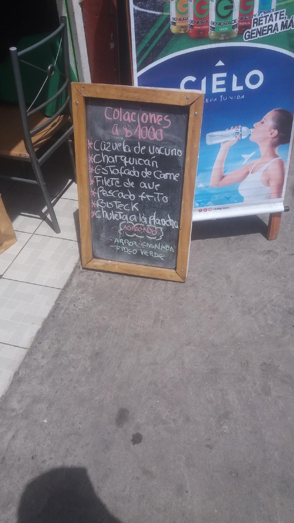 salchipapas y colaciones
