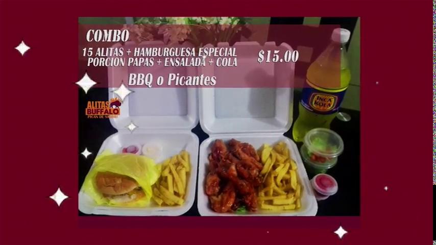 ALITAS BUFFALO HAMBURGUESAS