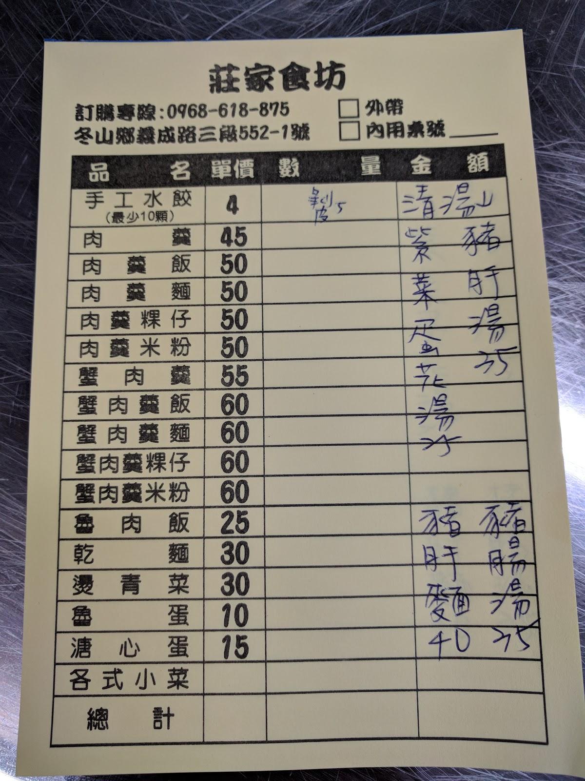 莊家食坊