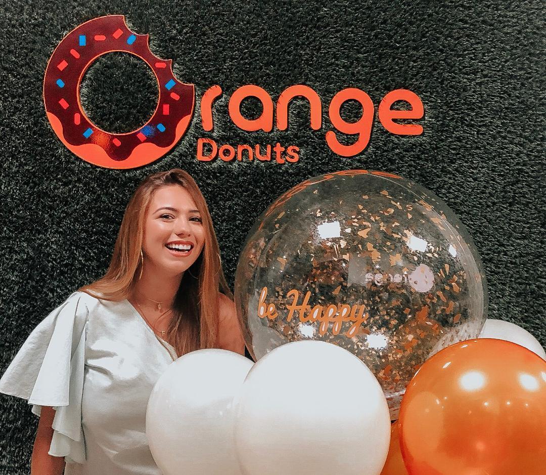 Orange Donuts & Burgers