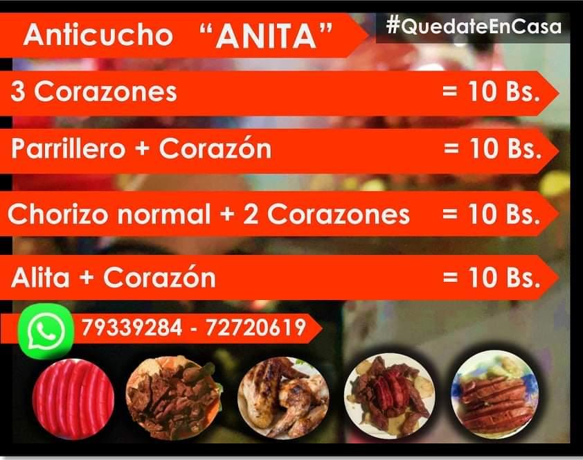 Anticuchos Anita Quillacollo