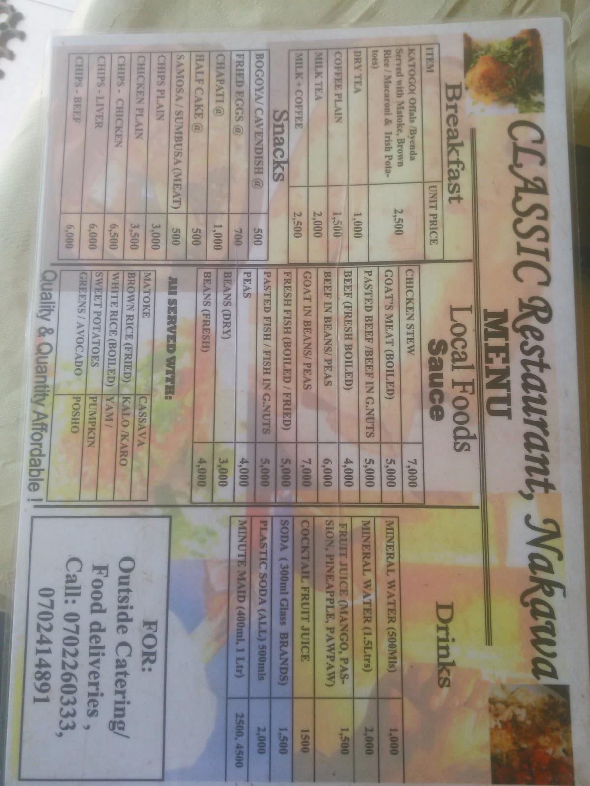 Classic Restaurant and Catering Services