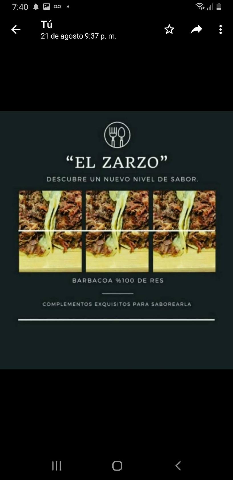 El ZARZO"