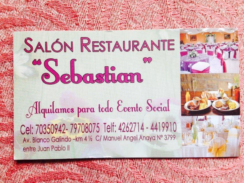SALÓN Restaurante "Sebastian"