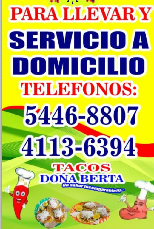 TACOS DOÑA BERTA y TACOS el zapaton. Un Sabor Incomparable