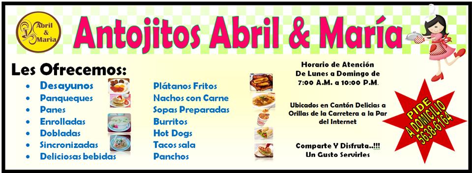 Antojitos Abril & María