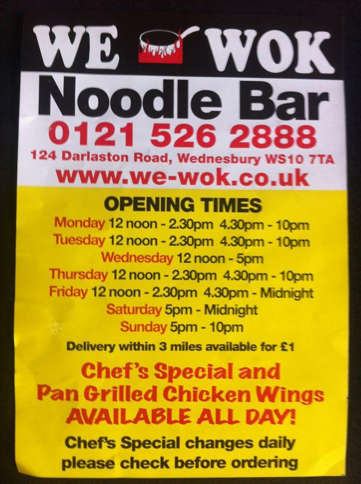 "We wok noodle bar