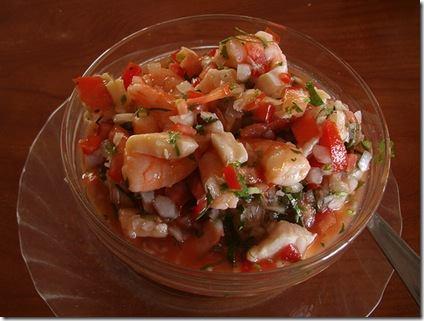 Ceviches y antojitos chiapas con un toque mexicano.