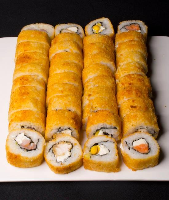 Green and Black Sushi