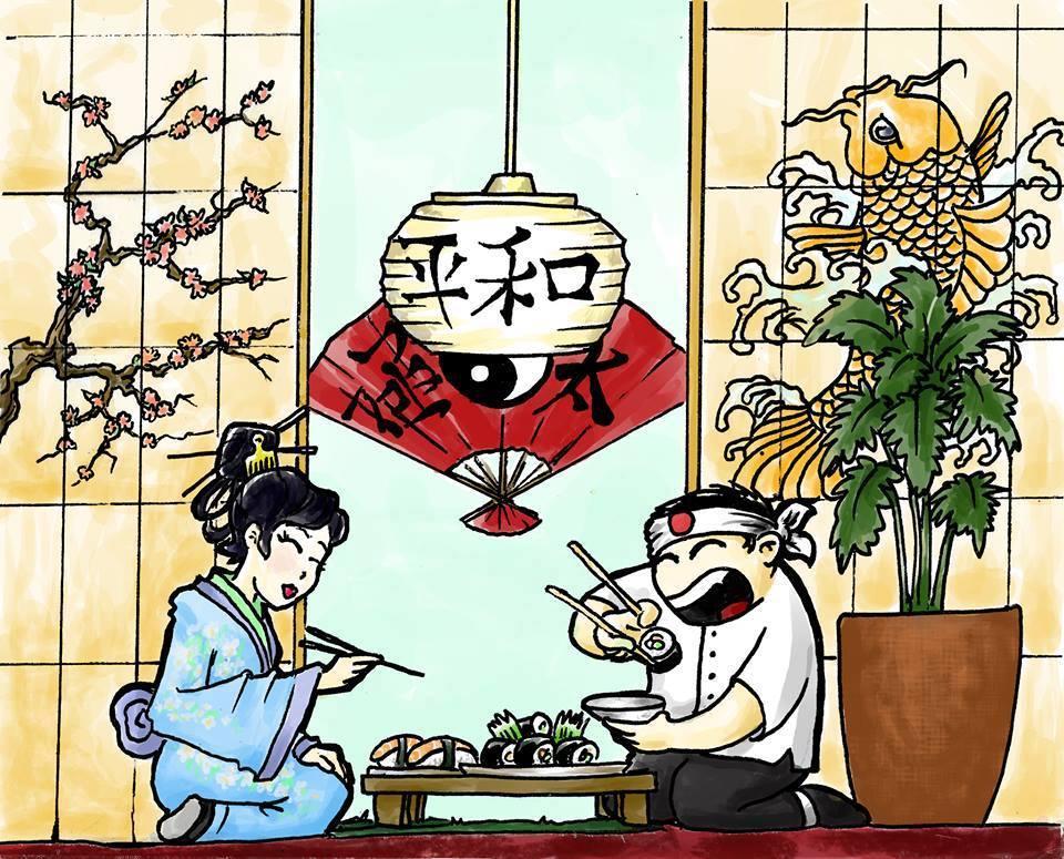 Fusion sushi & pizza artesana