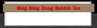RingDingDong Bubble tea