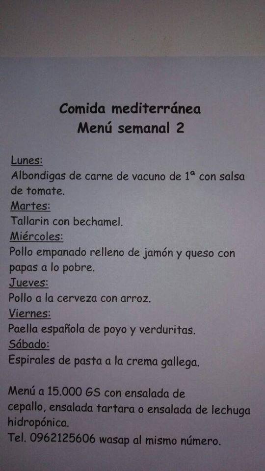 Comida mediterránea CZU
