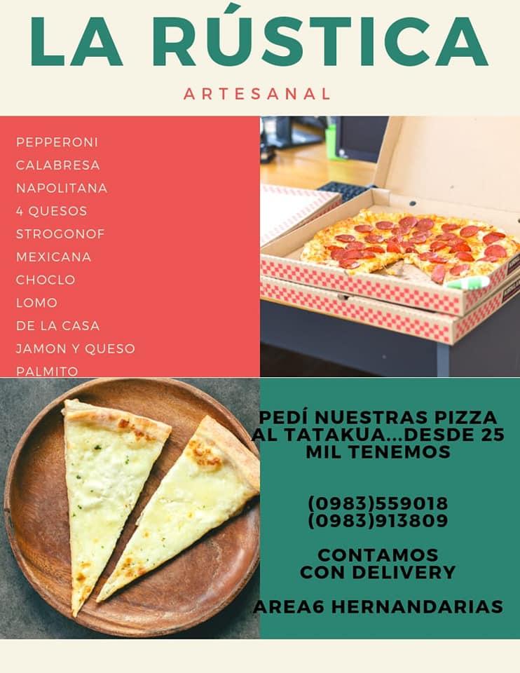 La Rustica-Pizzas Artesanales