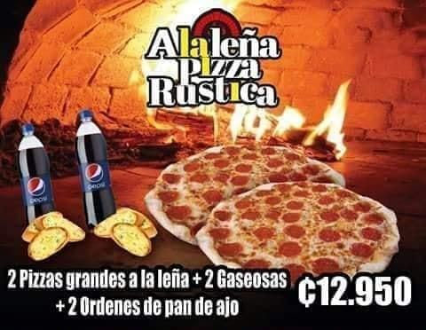 Pizza Rustica a la leña