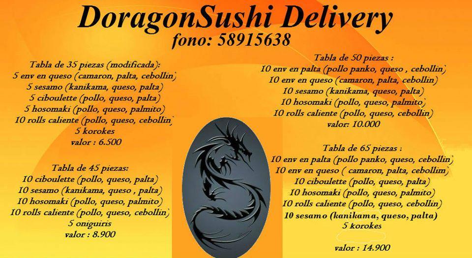 DoragonSushi Placilla Delivery