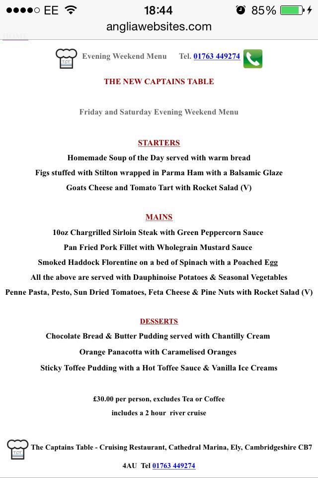 The Captains Table Cruising Restaurant