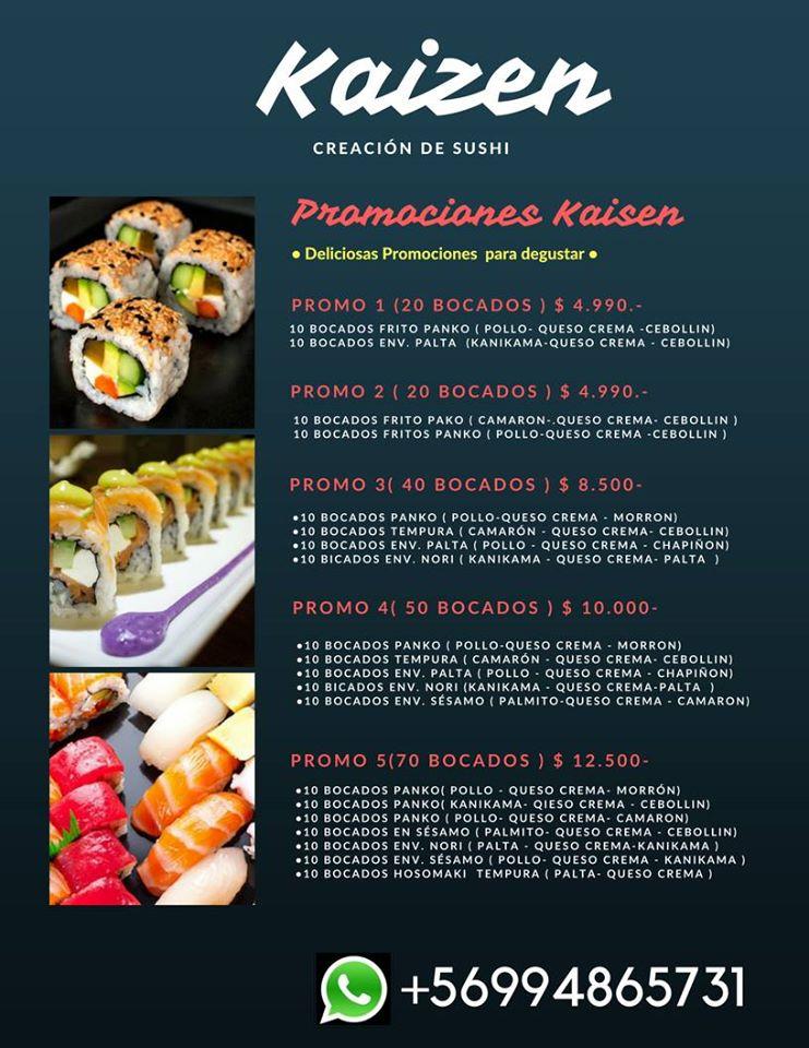 Kaizen Sushi burger y mas