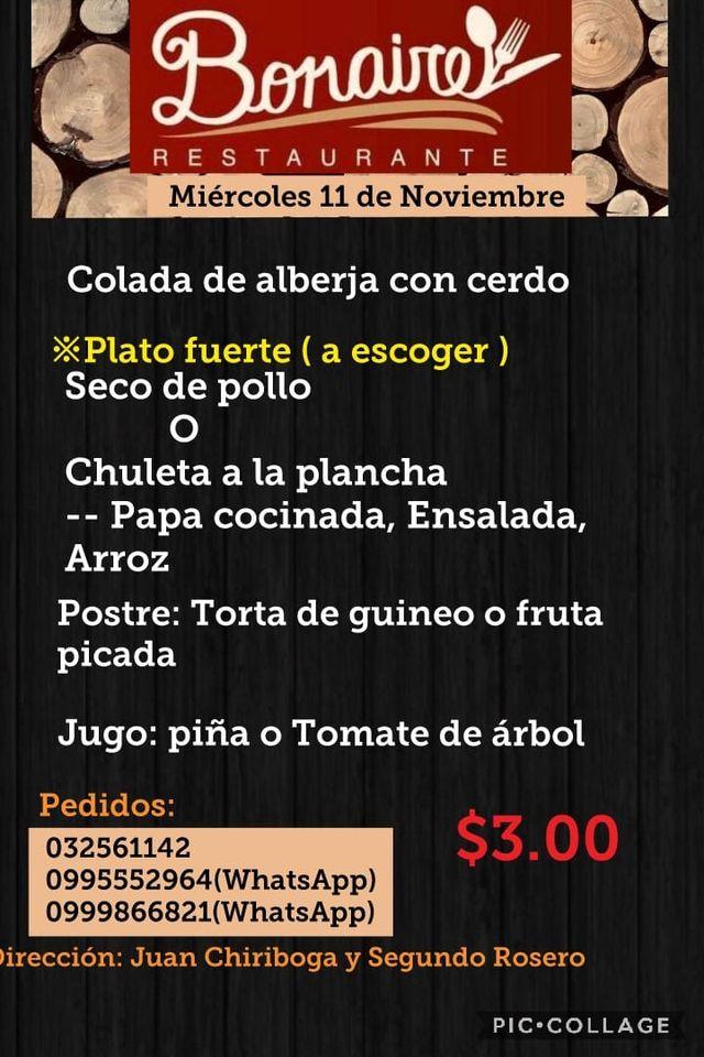 Bonaire Restaurante
