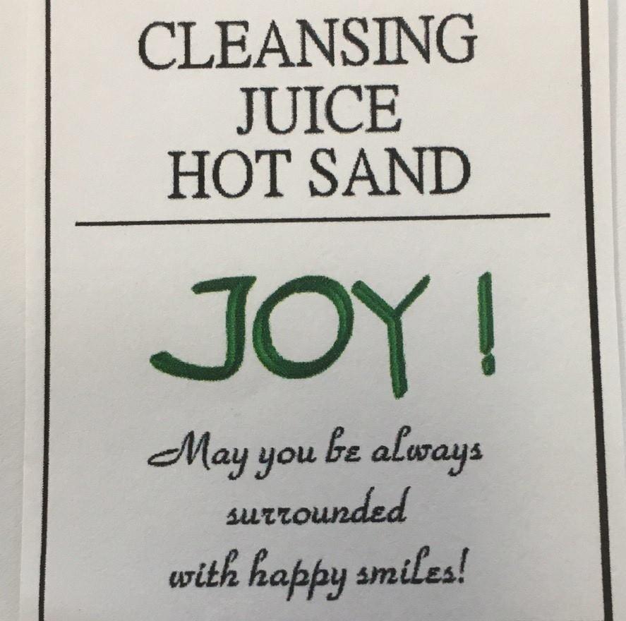 Cleansing Juice Hot Sand Joy！