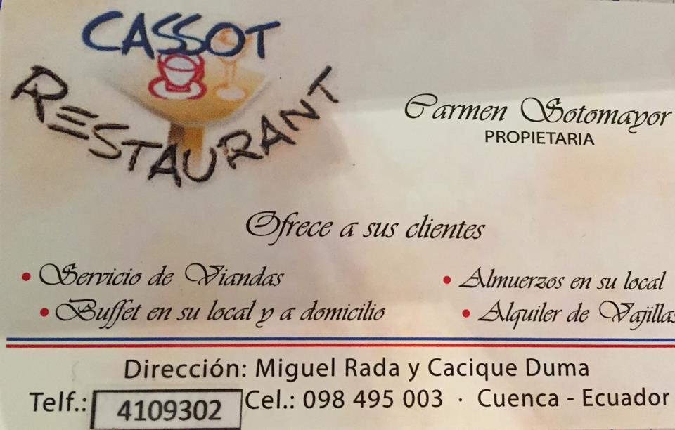 Cassot Almuerzos Y Viandas