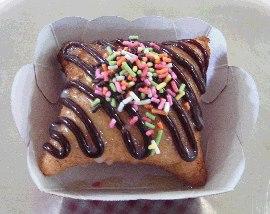 ขายไอศครีมทอดแบบห่อ