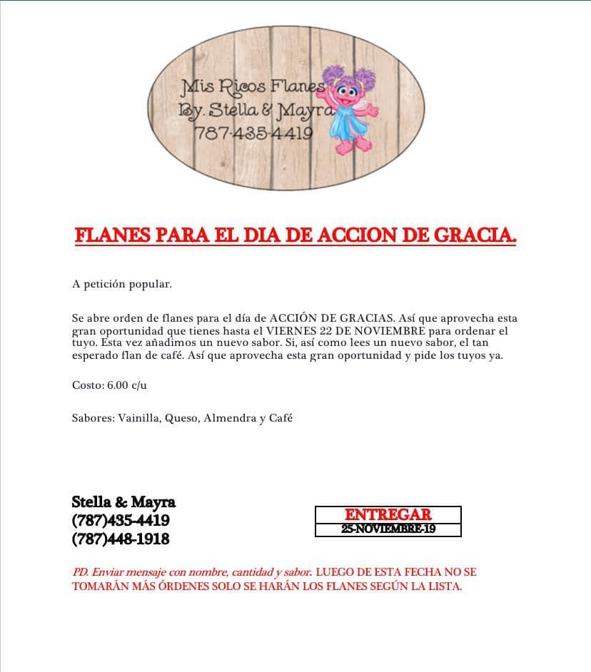 Mi Rico Flan by. Stella & Mayra